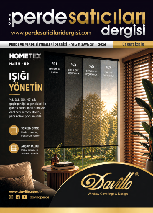 Perde Satıcıları Dergisi 5. Yıl 25. Sayı 2026