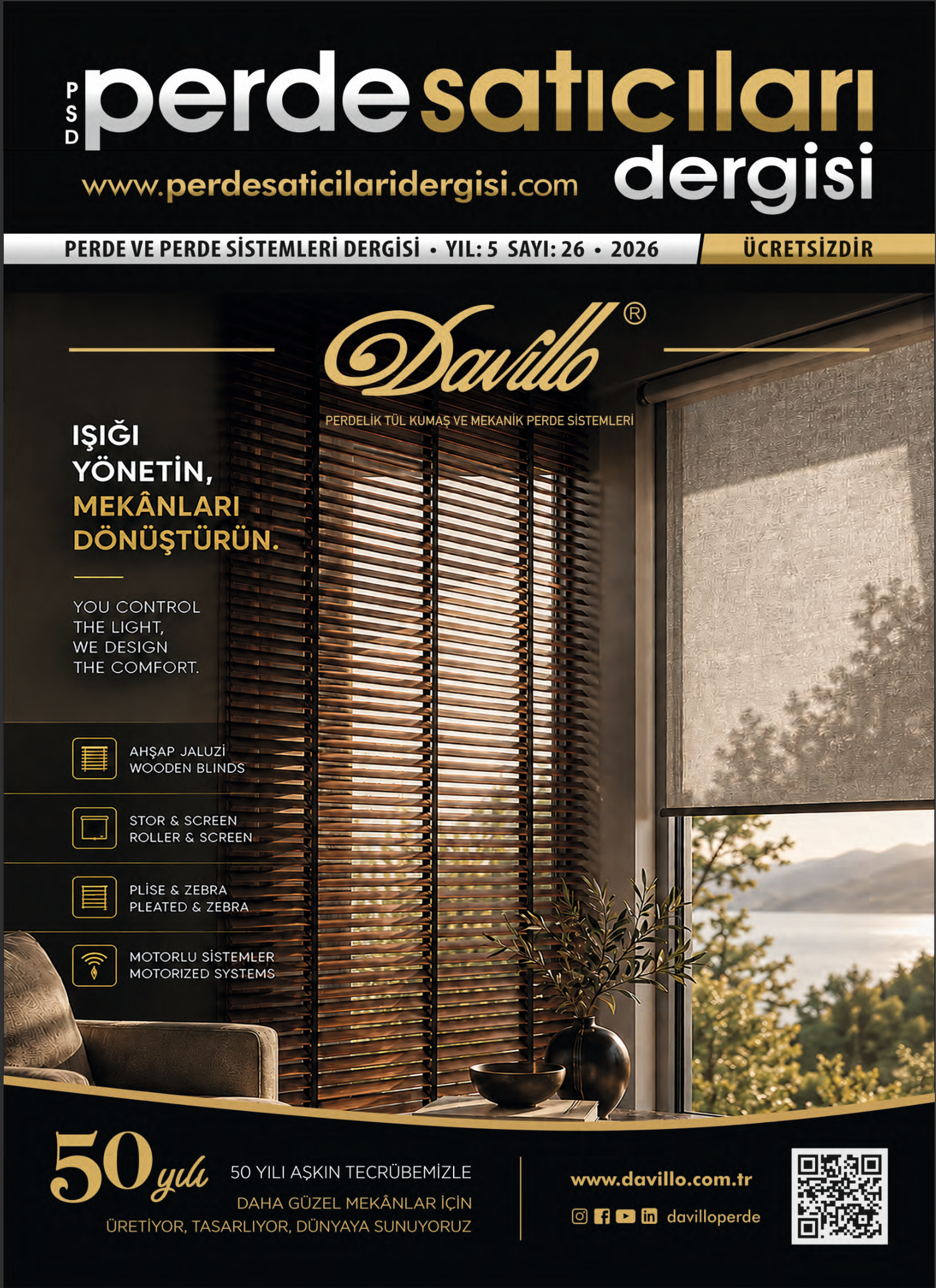 Perde Satıcıları Dergisi 5. Yıl 26. Sayı 2026